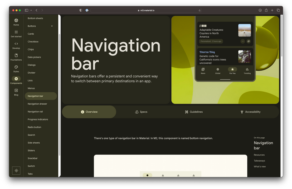 Tab Bars vs Navigation Bars